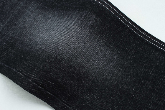 100% Cotton Crosshatch Slub Denim Fabric kaku untuk gaya fashion 13oz Hitam Warna Hot Sell To India Market