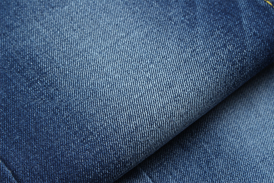 Tren Mode Baru Daur Ulang Kain Denim 100% Katun 10,5 Oz Ramah Lingkungan