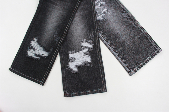 11.5 Oz 100% Baja Kain Denim Sulfur Hitam Tekstil Untuk Pria Wanita Jeans Bahan Tidak elastis Tekstil Kain