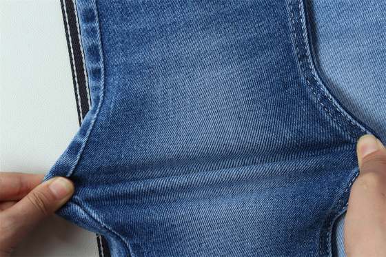 10 Oz Super Stretch Kain Denim Untuk Musim Panas Pria Jeans Katun Polyester Rayon Spandex Rough And Wild