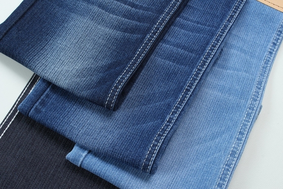 10.6 Oz khusus tenun kain denim dengan peregangan untuk jeans pakaian