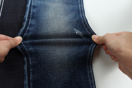 2024 baru dikembangkan 10,5 oz crosshatch slub tenunan kain jeans denim