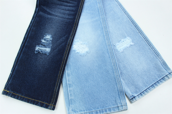 14oz Super Dark Blue Denim Kain kaku 100% Katun segar Katun Untuk Brand Style Jeans Boy Friend Style