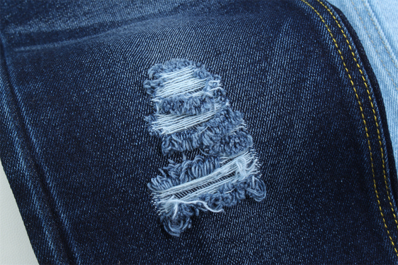 14oz Super Dark Blue Denim Kain kaku 100% Katun segar Katun Untuk Brand Style Jeans Boy Friend Style