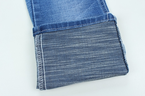 10.5 Oz khusus tenun dengan Crosshatch Slub Kain Denim Untuk jins