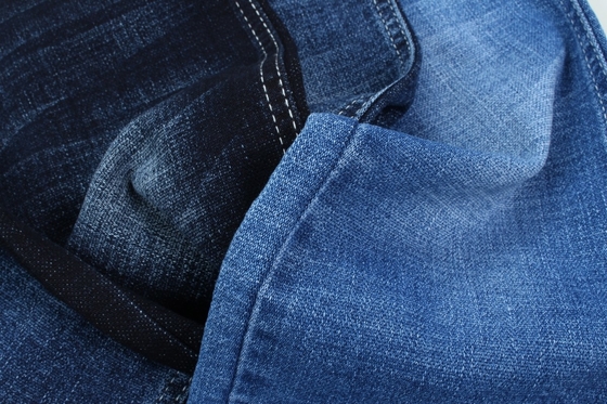 10.5 Oz khusus tenun dengan Crosshatch Slub Kain Denim Untuk jins