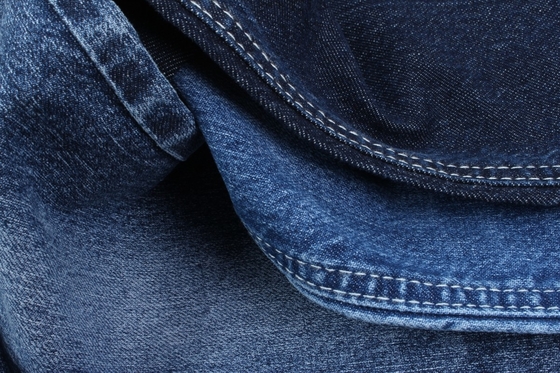 11.2 Oz Super Biru Hitam Kapas Spandex Kain Denim Untuk Jeans