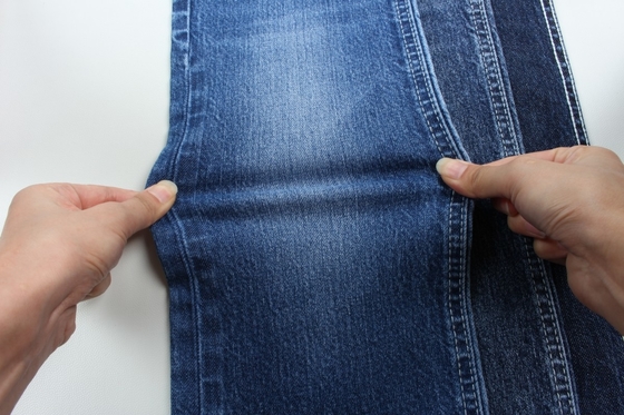 11.2 Oz Super Biru Hitam Kapas Spandex Kain Denim Untuk Jeans