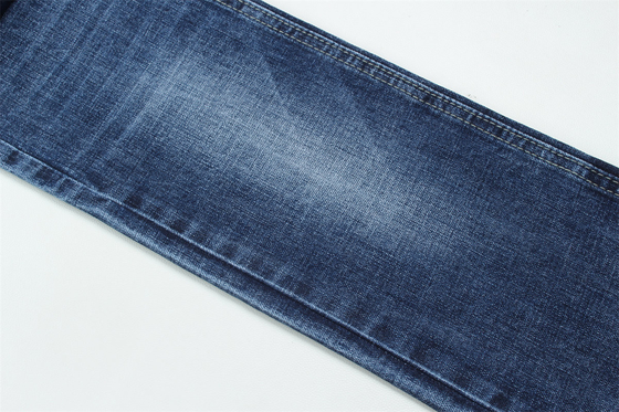10.8 Satu kali kualitas tertinggi Crosshatch Slub Stretch Kain Denim Untuk Pria Jeans