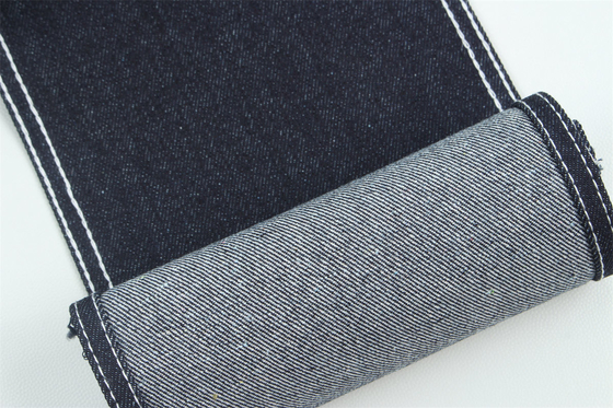 190cm 14oz 100% Katun Indigo Biru Tekat Kain Denim Untuk Jeans Eco Friendly