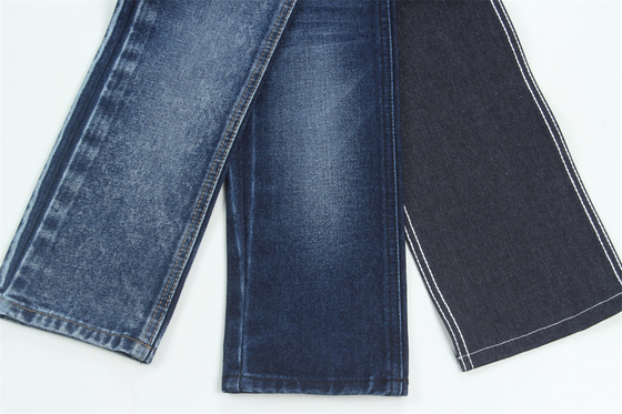 190cm 13oz katun poliester kaku kain denim untuk jins