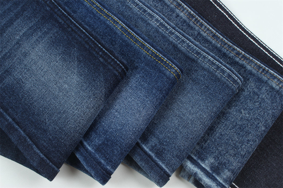 190cm 13oz katun poliester kaku kain denim untuk jins