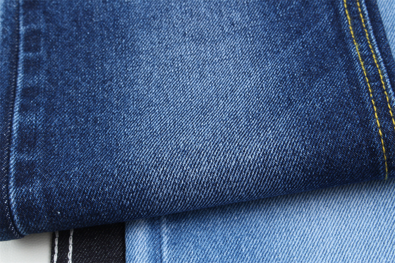 11.5oz Kain Denim kaku 100%C Untuk Brand Style Jeans Boyfriend Style Soft Handfeel Super Dark Blue Warna