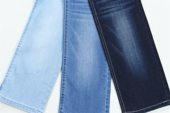 10 Once Dobby Cotton Polyester Spandex Stretchy Jacquard Kain Denim Untuk Jeans