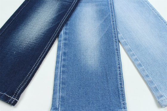 190Cm lebar cincin Slub Stretch Kain Denim Untuk Pria Jeans