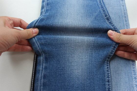 190Cm lebar cincin Slub Stretch Kain Denim Untuk Pria Jeans