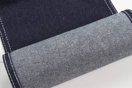 190cm Indigo Biru Katun Polyester Tekat Kain Denim Untuk Jeans