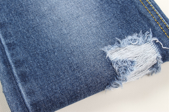 190cm Indigo Biru Katun Polyester Tekat Kain Denim Untuk Jeans