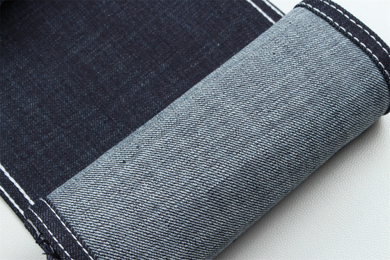 11.5 Sekali Kurang dari 2 Dolar Crosshatch Slub Stretch Kain Denim Untuk Jeans
