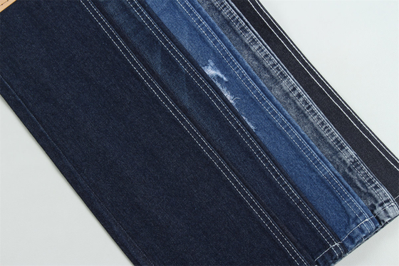 Kurang dari 2 dolar 12 ons 190cm Indigo Katun Polyester Tekat Kain Denim Untuk Jeans
