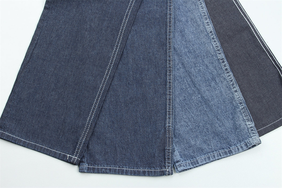 Super lembut kain denim terjangkau dalam tenun biru gelap 3/1 Tangan kanan Twill