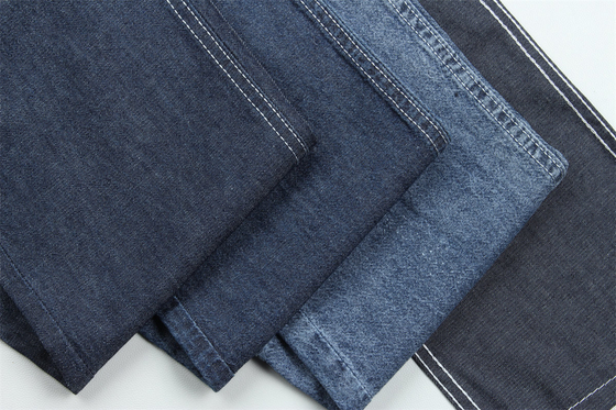 5 ons 100% kapas Indigo Biru kaku Jeans Denim Kain Untuk Kaos