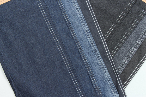 Super lembut kain denim terjangkau dalam tenun biru gelap 3/1 Tangan kanan Twill