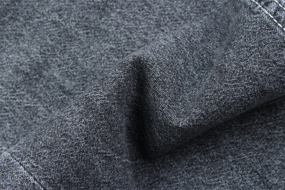 5 ons 100% kapas Hitam Warna kaku Jeans Denim Kain Untuk Kaos