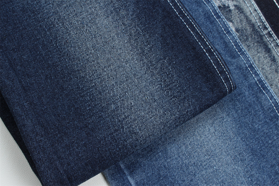 15 ons 190cm Indigo Katun Polyester Tekat Kain Denim Untuk Jeans