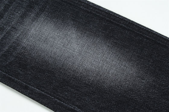 100% Baju 12 Satu kali Perawan Baju Karat Kain Denim Untuk Jeans Hitam Hitam