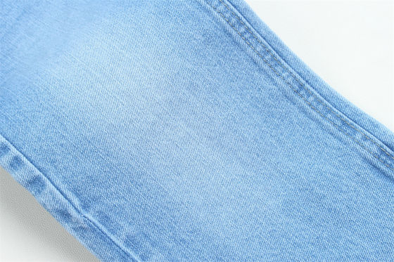 Kain Denim Kaku 12.5oz Warp Slub Untuk Jeans Merek 100% Katun Biru Tua Super