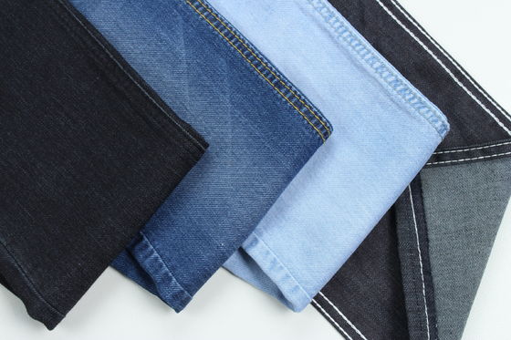 Kain Denim Tencel Sangat Lembut 6oz Peregangan Rendah Untuk Kemeja Dan Celana Jeans Anak-Anak Super Tipis Nyaman Dan Bernapas