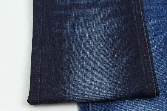 Kain Denim Low Stretch 12 Oz Untuk Celana Jeans Pria Warp Slub Lebar Penuh 160cm