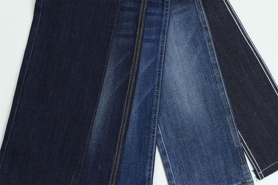 Sanforizing khusus tenunan katun poliester spandex Slub Stretch Kain Denim