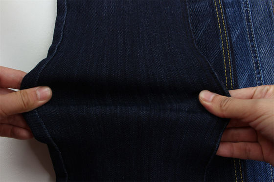Sanforizing khusus tenunan katun poliester spandex Slub Stretch Kain Denim