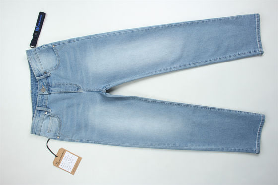 Kain Denim Jacquard Stretch 11 ons Full Lycra Dobby Untuk Jeans