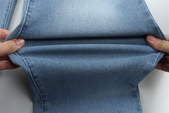 Kain Denim Jacquard Stretch 11 ons Full Lycra Dobby Untuk Jeans
