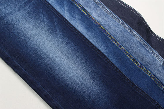 Dark Blue Stock Full Lycra Denim Fabric untuk Lady Jeans Menggunakan Rok