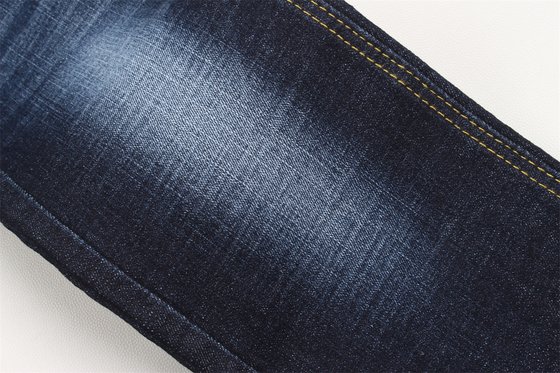 Kain Denim Super High Stretch Crosshatch Slub Cross Slub 10 Oz Untuk Celana Jeans Pria atau Wanita Gaya Amerika Selatan