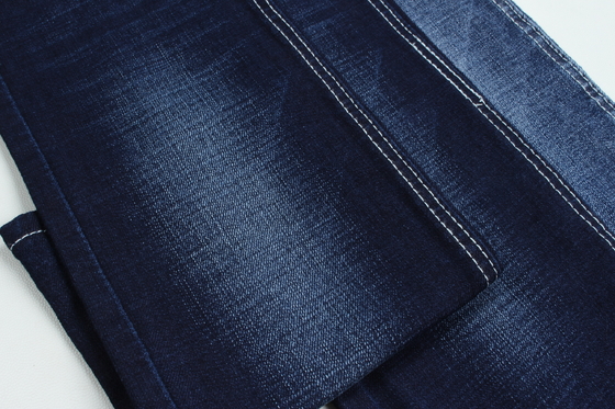 11 Oz Kain Denim Slib Crosshatch 3/1 Tenun Biru Hitam