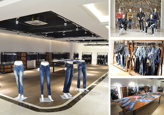 Hot Sell Khaki 100% murni Berat 13,5 oz Kapas Denim