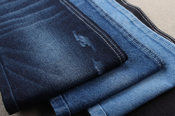 Tren Mode Baru Daur Ulang Baja Kain Denim 12% Daur Ulang Baja dan 88% Baja 11 OZ ramah lingkungan