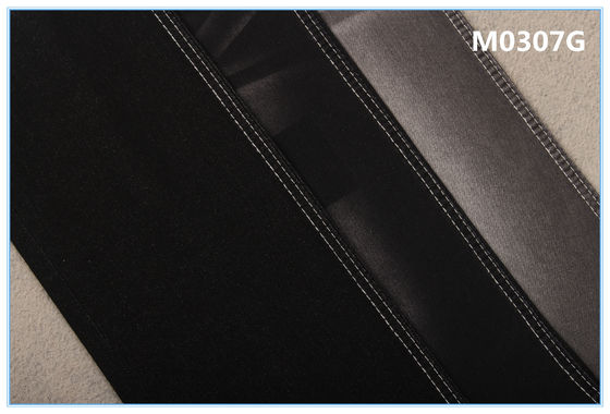 8.3oz Palsu Rajutan Tangan Kiri Bahan Kain Denim Twill Tangan Lembut Merasa