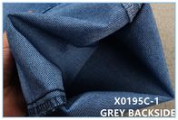 12.3oz 61 Ctn 39 Poly Grey Backside Cotton Polyester Denim Fabrics Untuk Jeans Hot Pants