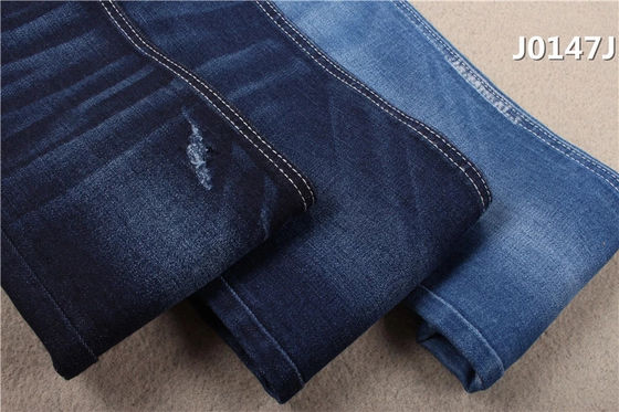 Wanita Biru Besar Merenggang Skinny Jeans RHT Tangan Kanan Twill 10 Oz Kain Denim