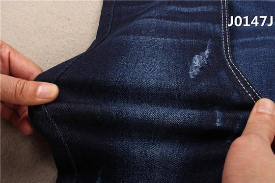Wanita Biru Besar Merenggang Skinny Jeans RHT Tangan Kanan Twill 10 Oz Kain Denim