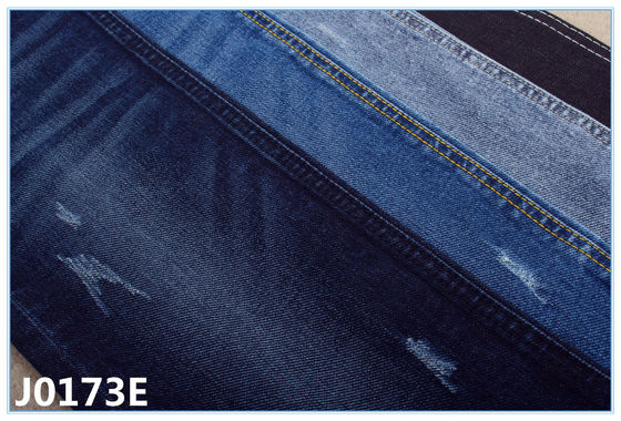 7.5 Oz Bahan Kain Denim Antibakteri Rajutan Palsu Rajutan Kain Denim Lembut Di Halaman