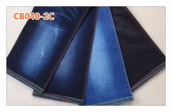 Benang Pakan Merah Biru Hijau 10 Oz Kain Denim
