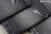 Kain Twill Cotton Polyester Spandex Denim Sulphur Black Dengan Finishing Sanforizing