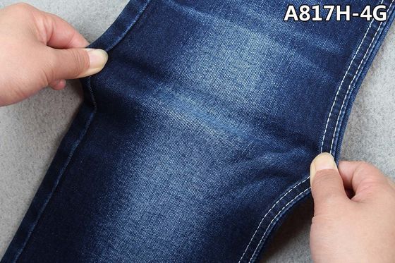 11.2oz Kain Denim Stretch Indigo Blue Sanforizing Jeans Dengan Benang OA